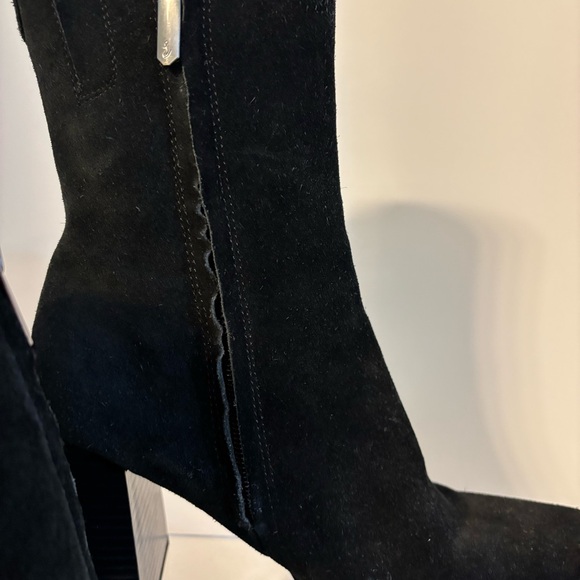 Sam Edelman Black Heeled Boots - Picture 5 of 13